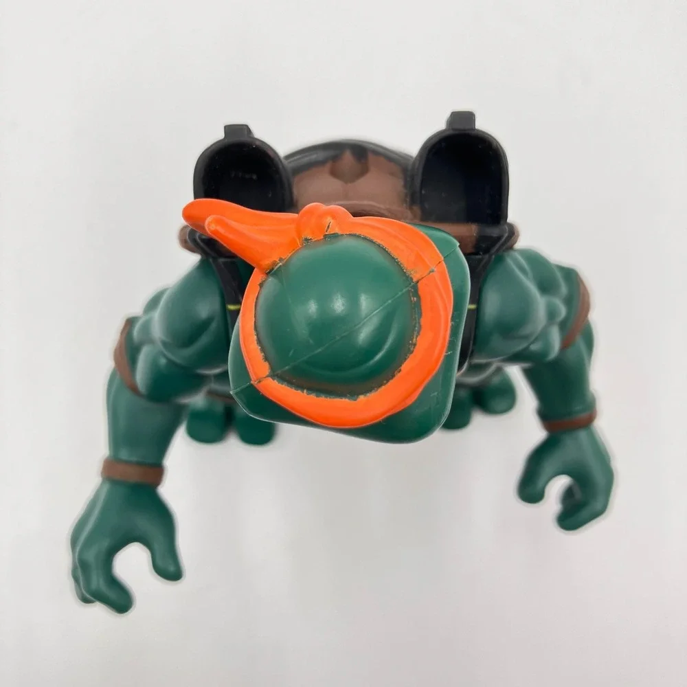 Vintage 1993 Playmates TMNT Black Belt Boxer Mike Action Figure Complete
